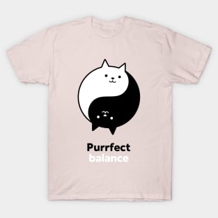 Ying Yang Cats Purrfect T-Shirt